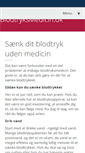 Mobile Screenshot of blodtryksmedicin.dk